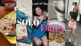 Solo Diary Ep. 04 2 Days To Get Out Of This Funk Skincare, Cleaning, Gym & Chit-Chat..