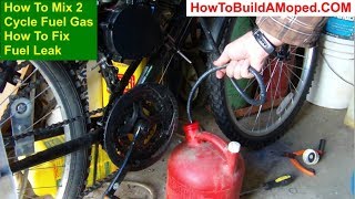 How To Fix Fuel Leak How To Build a Motorized Bike Part 34