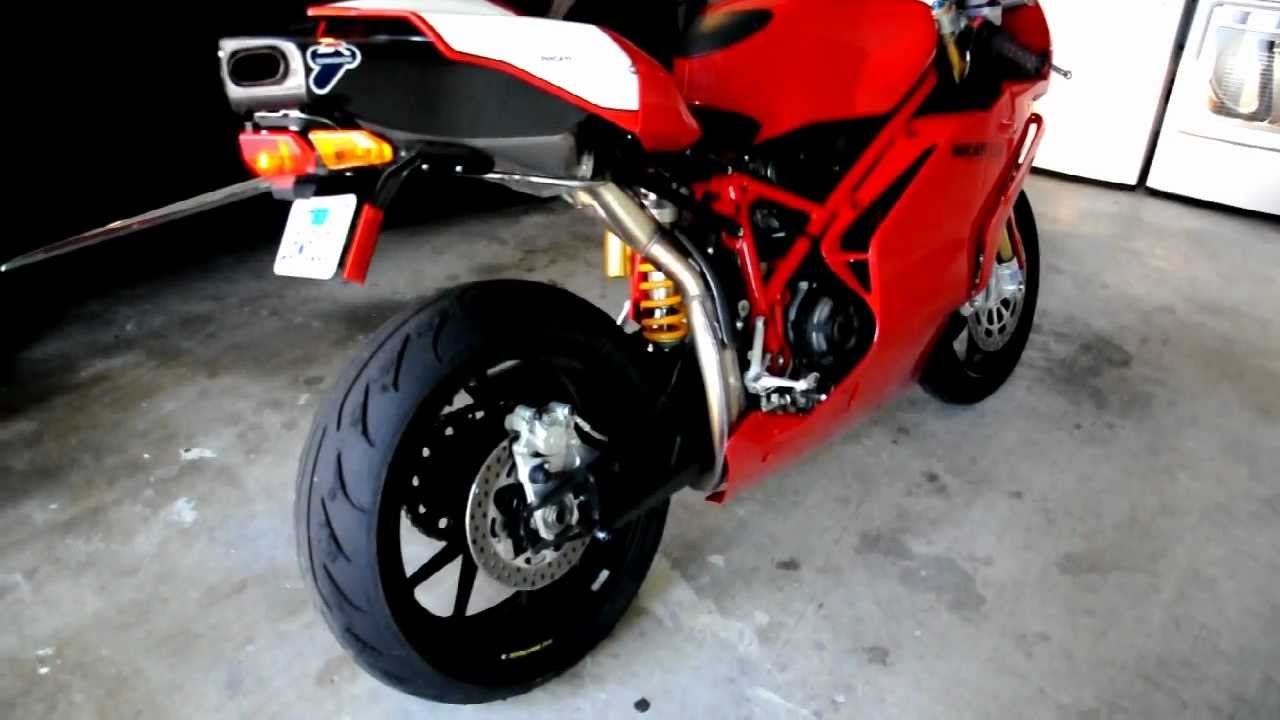 2005 Ducati 749R with Full Termignoni exhaust - YouTube