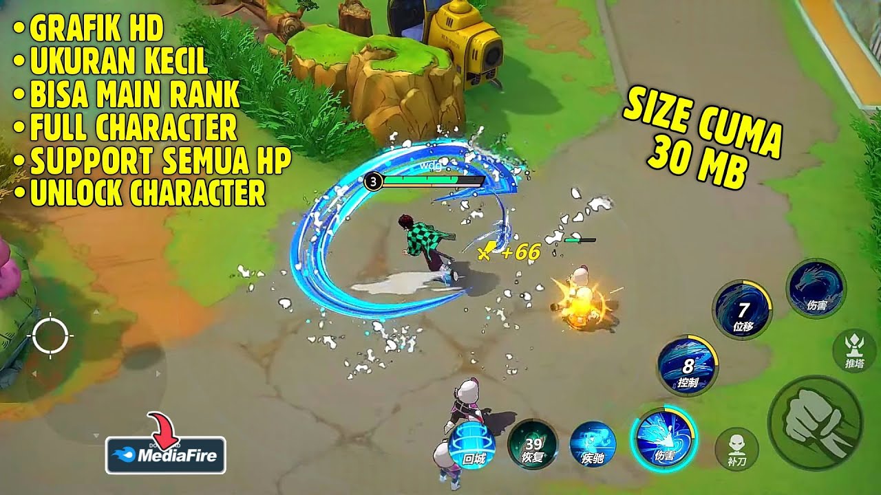 Small Size HD Graphics Anime MOBA Game on Android Small Size HD Graphics Anime MOBA Game on Android