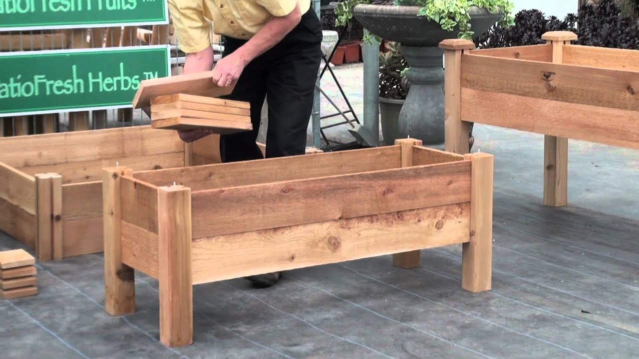 How to build a simple elevated garden bed with Louis Damm ...