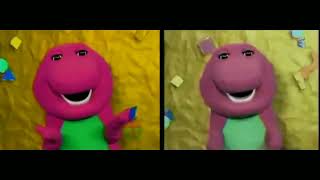 Barney Says Segment Lets Build Together English Treehouse Vs Spanish Version