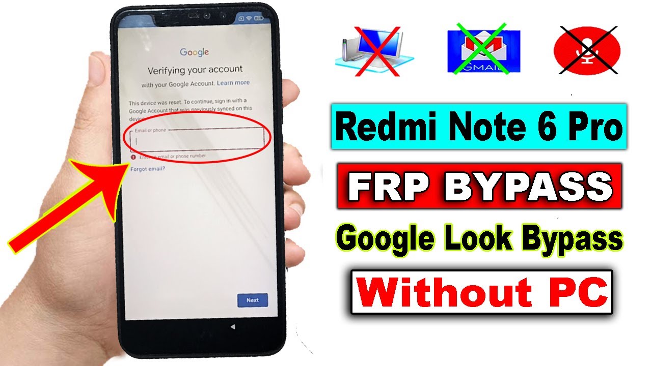 Redmi note 6 pro frp bypass | Google Account Bypass 2023 Redmi note 6 pro frp bypass | Google Account Bypass 2023