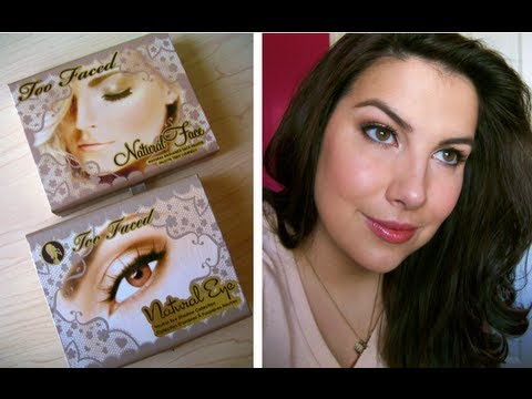 Almay Mascara on Too Faced Natural Face   Eye Palette Tutorials