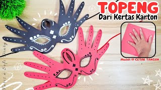 Cara Mudah Membuat Topeng Dari Kertas Topeng Bentuk Tangan Seni Rupa Kurikulum Merdeka