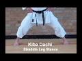 Karate Stances Basic Shotokan Stances Kiba Dachi - Straddle Stance