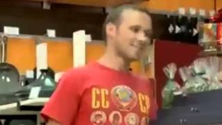 The Shop Istant In Red Dress