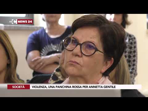 VIOLENZA, UNA PANCHINA ROSSA PER ANNETTA GENTILE
