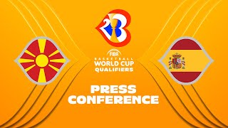 North Macedonia v Spain - Press Conference | FIBA Basketball World Cup 2023
