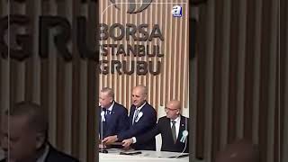 Başkan Erdoğan Borsa İstanbulun 150. Yılı Gongunu Çaldı A Para