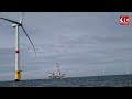 La dernière éolienne du parc offshore de Fécamp a été installée