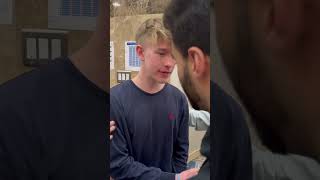 Muslim Brothers Hug And Kiss New Converted Muslim Peter