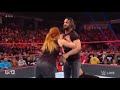 Seth Rollins & Becky Lynch - "it's over, forget about it" (break up) ft. Lacey Evans