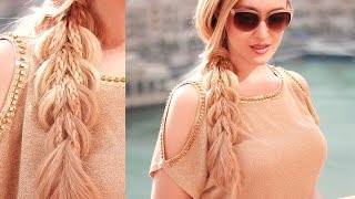 Красивая вечерняя причёска на средние волосы Красивая вечерняя причёска на средние волосы