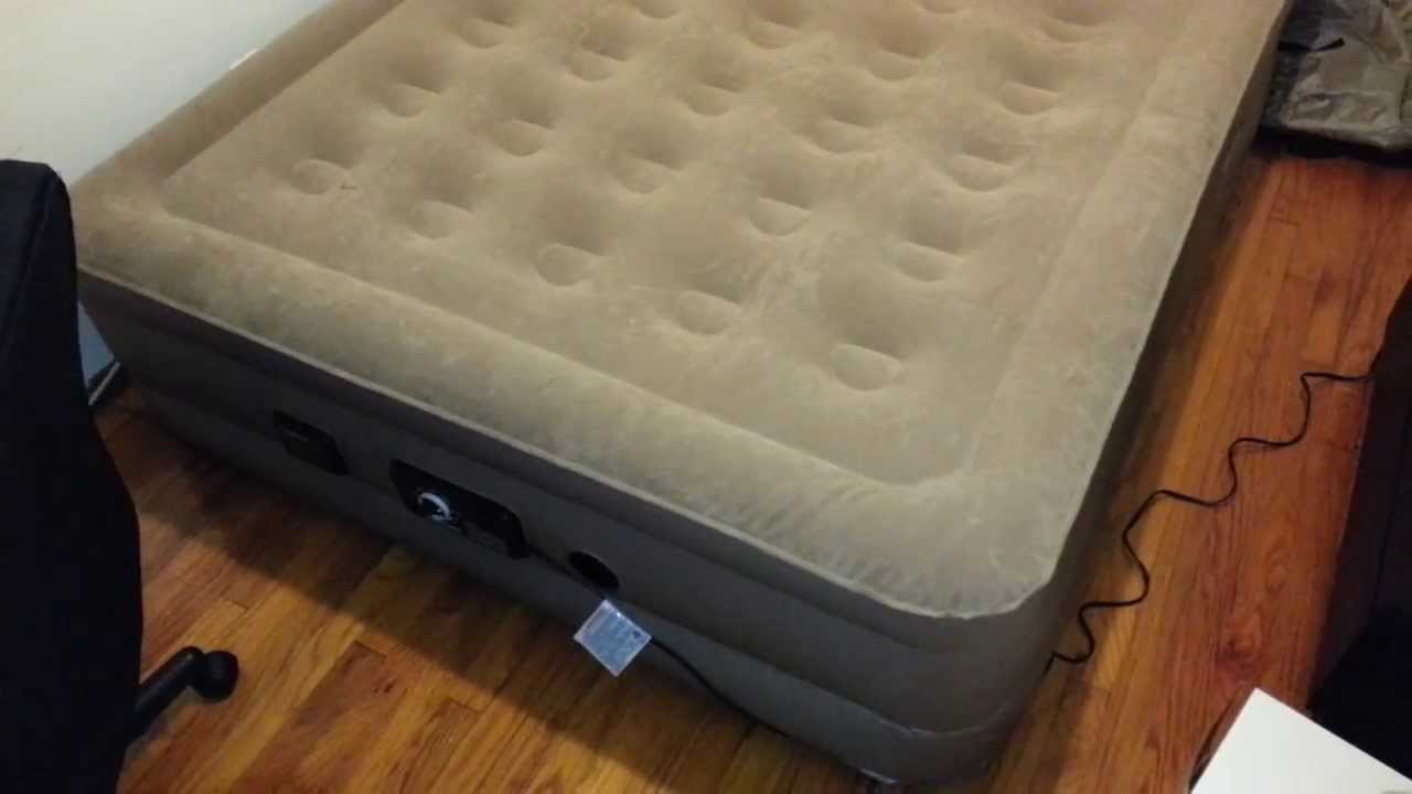 insta bed air mattress with never flat pump