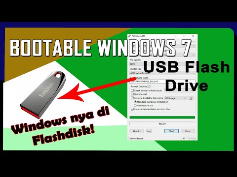 Cara Membuat Windows 7 Bootable USB Dengan Rufus || Bootabel Win 7 USB Flash Drive || Bootabel 2020