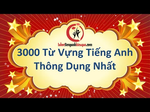 Học Nhanh 3000 Từ Vựng Tiếng Anh Thông Dụng Nhất - FULL