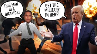 President Trump Declares He’ll Deploy Military If Chaos Continues; Media LOSES IT