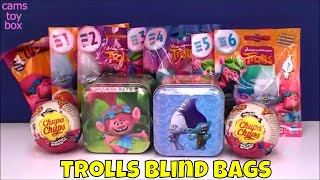 Dreamworks Trolls Blind Bags Series 1 2 3 4 5 6 Surprise Toys Tins Chupa Chups Opening