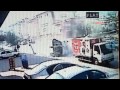 CCTV of fatal bus crash in Turkey: Tourist coach loses balance on a corner and topples onto its side