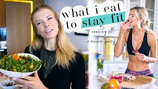 What I Eat To Stay Fit // Cooking for a dinner party! | Nikki Sharp
