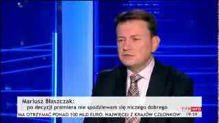 Mariusz Błaszczak To Tylko Zmiana Zderzaków Dziś Wieczorem Tvp Info, 19.11.2013