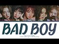 Red Velvet - Bad Boy (Color Coded Lyrics)