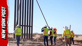Us Army Breaks Ground On 15-Mile Border Wall Construction