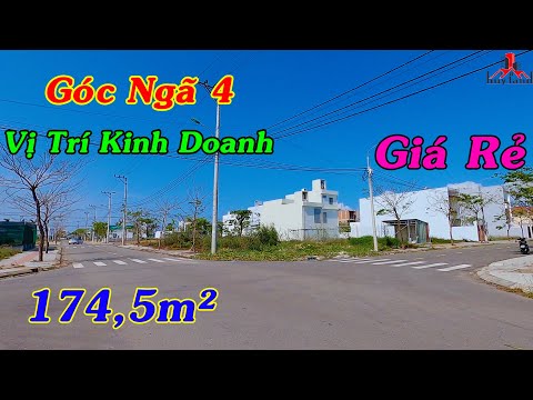 Bán Đất Đà Nẵng Giá Rẻ | Góc Ngã 4 - 174,5m² Mặt Tiền , Vị Trí Kinh Doanh Tốt | 0839.62.60.61