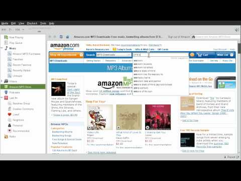 Banshee Media Player - Integrated Amazon MP3 Store