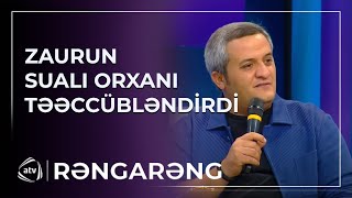 Sən Dəqiq Aparıcısan? Zaurun Sualı Orxan Lökbatanlını Təəccübləndi̇rdi̇ Rəngarəng
