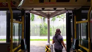 Sbs Transit Volvo B10Tl Doors Opening And Closing 4K