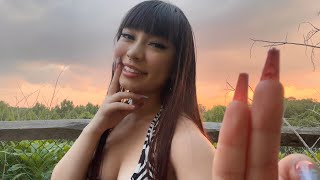 Asmr Outside Hand Movements & Close Whispers
