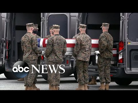Fallen service members killed in Afghanistan arrive back in US | ABC News