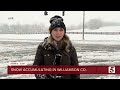 Heavy snow falls in Williamson County on Sunday