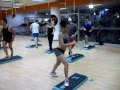 Super clase de steps Gold's Gym El recreo
