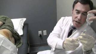 Dr. Stephen Center Inserting Testosterone Pellets on John McMath