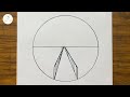 Play this video Pencil drawing in circle step by step  Easy scenery drawing  Circle drawing easy