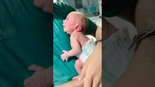 Cute Little Baby Hungry At Night Crying For Feeding
