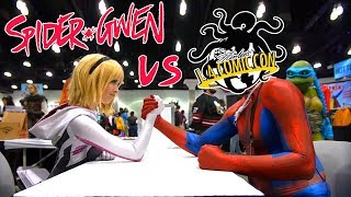 Spider-Gwen vs Los Angeles Comic Con 2016 - With Hendo Art