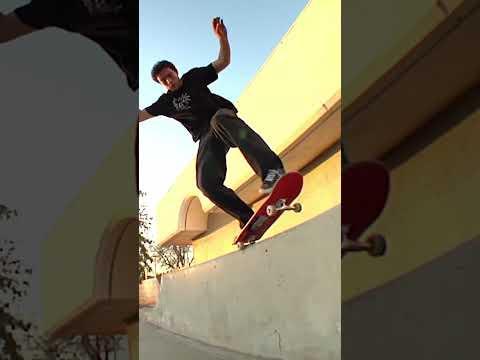 Jesse skates a one of a kind spot for his new part! #skateboarding