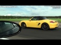 Porsche Boxster S PDK vs Porsche 911 Carrera 2S Convertible (997 Mk I) 6-speed x 2 + stabilized
