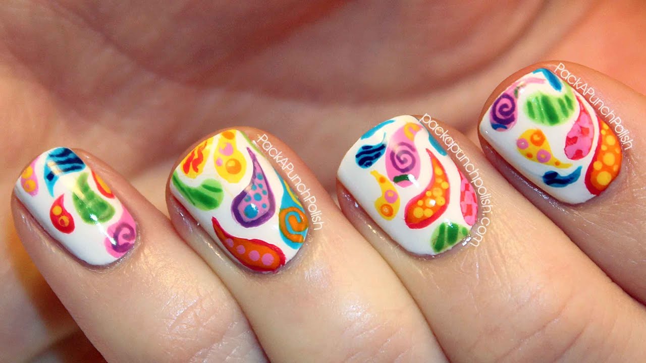Hands On Hair and Nail Design Paisley - wide 5
