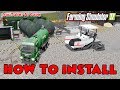 Farming Simulator 2017 How to install EIFFAGE Asphalt Paver & Tar / Bitumen in Kotte Universal Pack