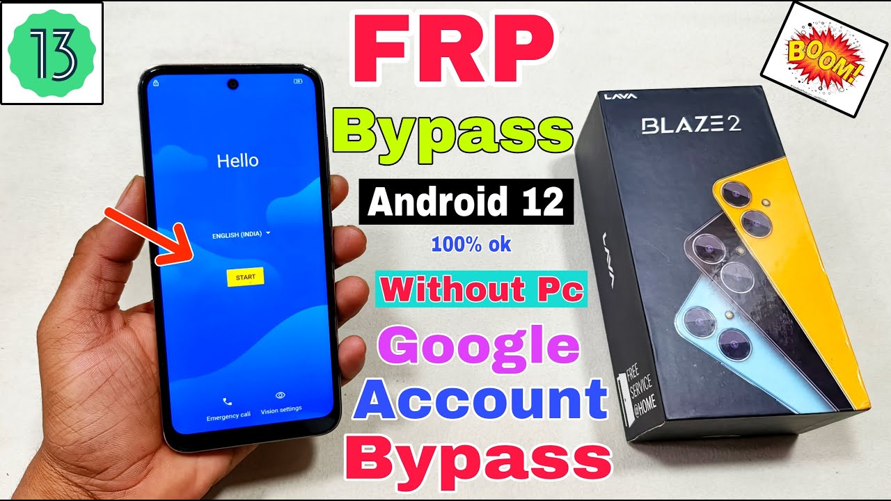 Lava Blaze 2 FRP Bypass Android 12,13 | New Trick | Lava Lava Blaze 2 FRP Bypass Android 12,13 | New Trick | Lava