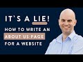 How to Write an About Us Page For a Website