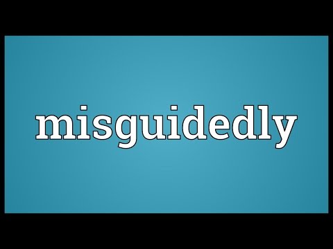 Header of misguidedly