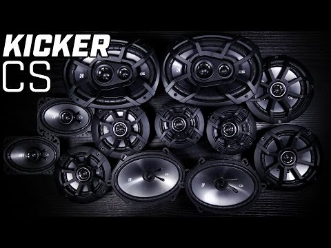 Kicker CS Speakers - Complete 2016 Line - Coaxials, Components and Tweeters