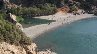 Crete - Greece 🇬🇷 Preveli Palm beach