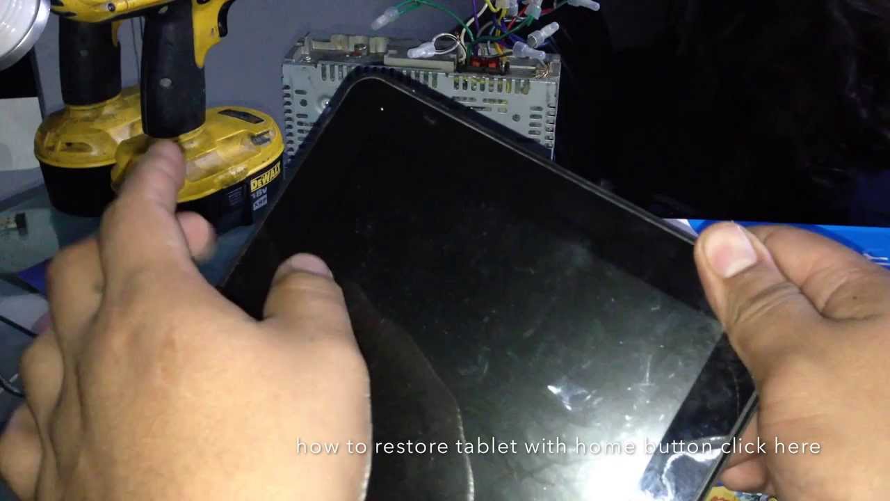 how to fix samsung galaxy android tablet pc that wont power turn on ...
